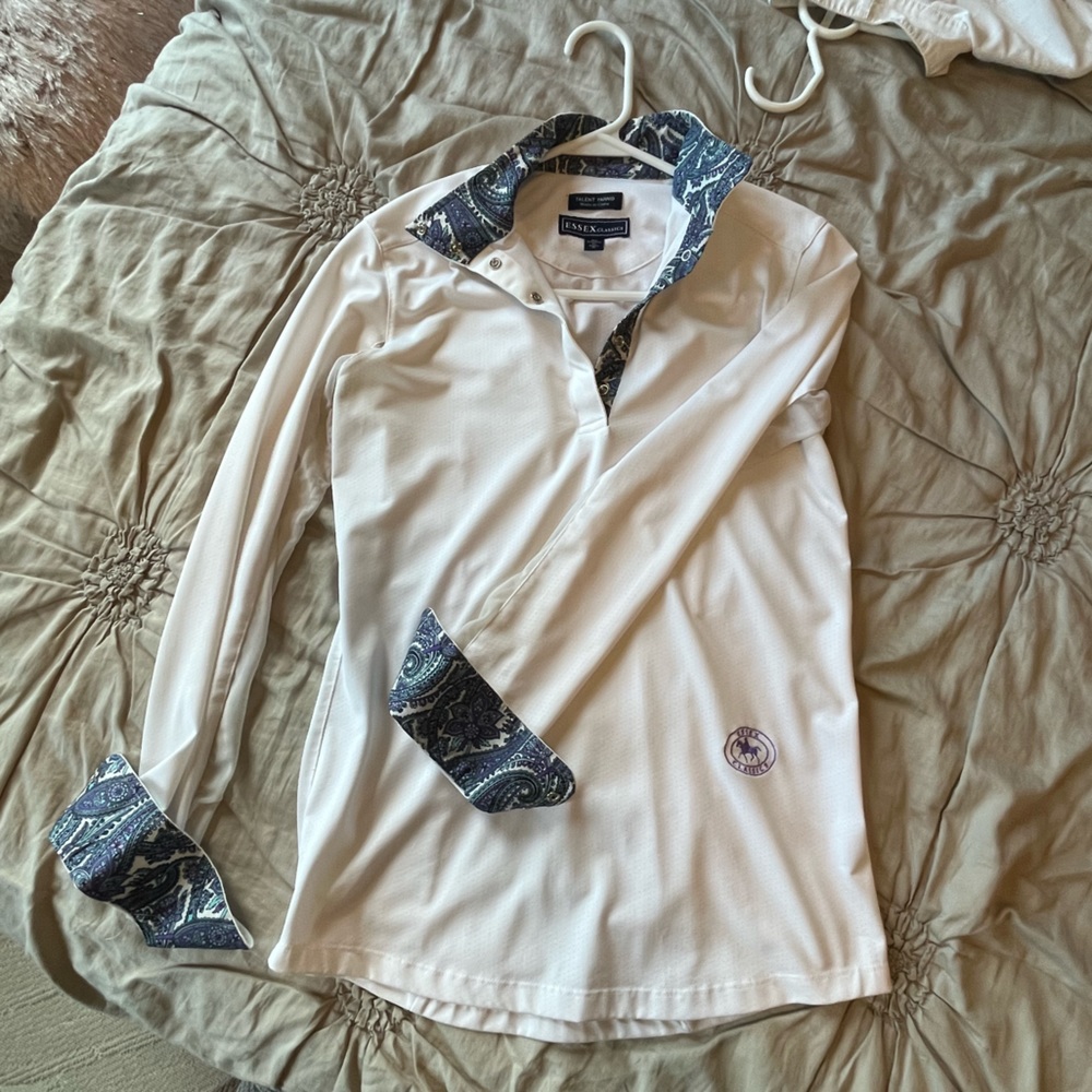 Essex classics size small women’s long sleeve talent yarn show shirt